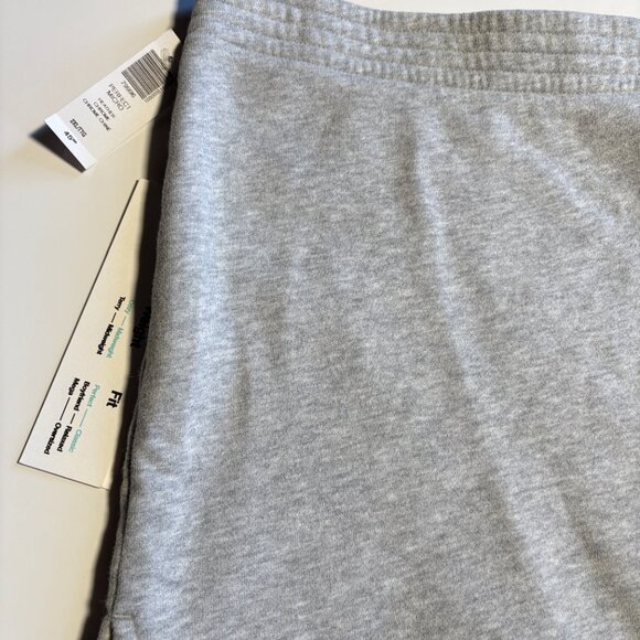 NWT TNA Cozy Fleece Mid-Weight Heather Chrome Grey Sweat Shorts Size XXL - Picture 9 of 12
